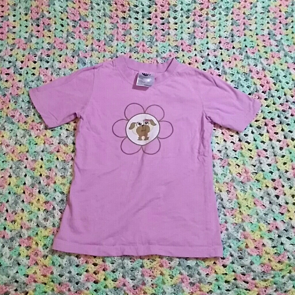 Purple puppy shirt